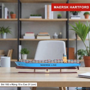 Maersk Ship Model - Etsy