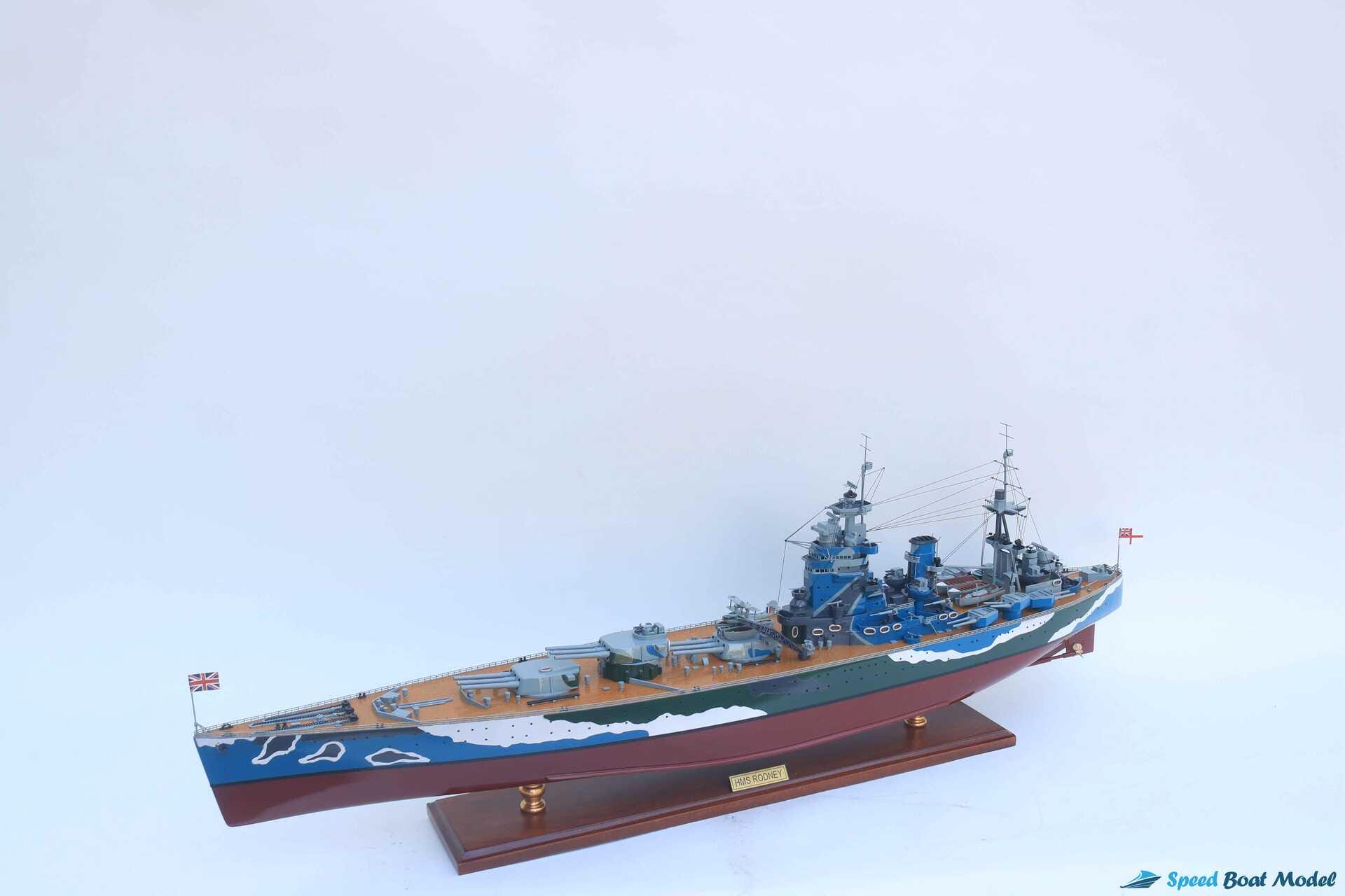 HMSロドニー戦艦模型：全長39.4インチの軍艦レプリカ - Etsy 日本
