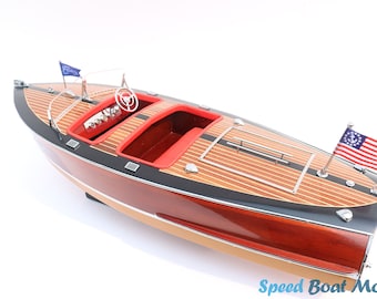 Riva Aquariva（ホワイト）手作り木製模型スピードボート 70 cm（27.5