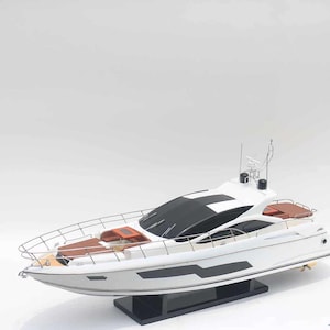 Sunseeker Predator 80 Modern Yachts Model 32.6&quot; - Holiday Decoration & Gift - Sailboat Models For Decoration