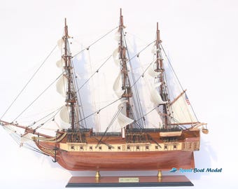 USSコンスティチューション 90 cm 手作り木製模型船ボート - 完全