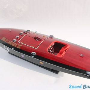 ミスカナダIIIスピードボートモデル33.4インチ - ボートモデルギフト - ミスカナダ3モデルボート - - ホリデーデコレーション＆ギフト