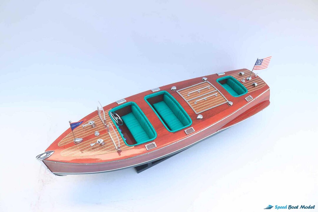 Chris Craft Triple Cockpit 1930 Speed Boat Model - 20.1