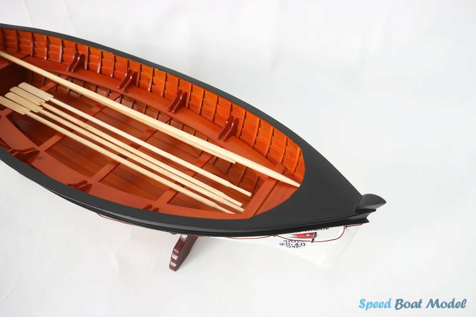 タイタニック号救命ボート模型：24インチ木製ボート工芸品 - Etsy 日本