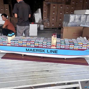 Maersk Ship Model - Etsy