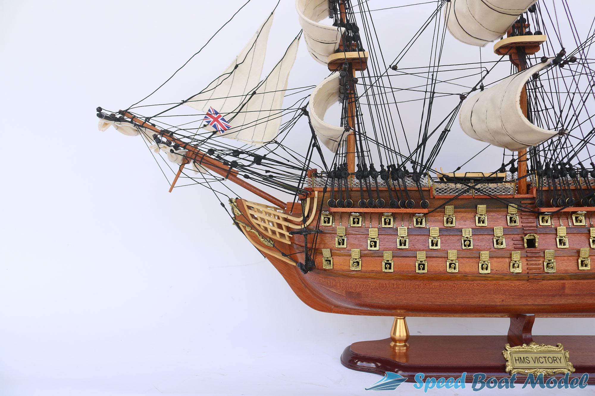 HMSビクトリー号帆船模型：全長33.8インチの精巧なレプリカ - Etsy 日本