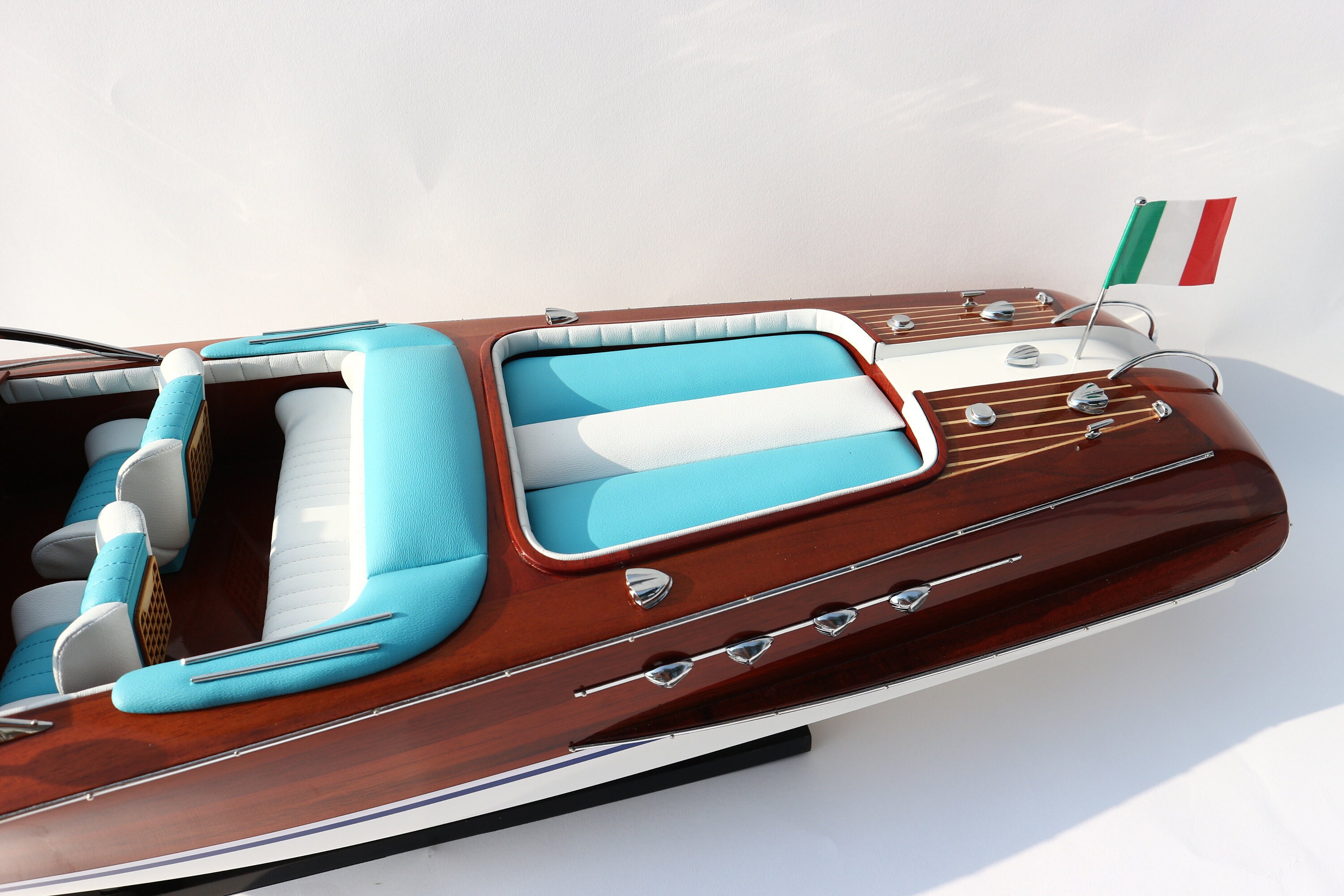 Blue Riva Aquarama Model - Riva Model Boats- Italian Boat