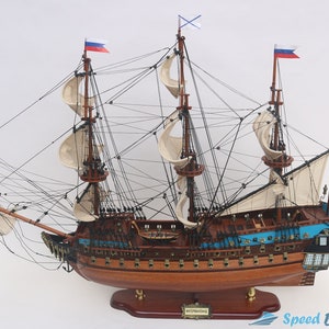 Ingermanland Tall Ship Model 19.6&quot; - Swedish Ingria Decor