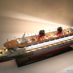 Disney Magic With Light Cruises Ship Model 40.5&quot; - Disney Magic Ocean Liners Model - - Holiday Decoration & Gift