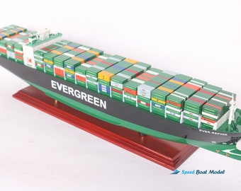 45cm 海上コンテナ船 EVERGREEN 模型 完成品 船舶鑑賞用 置物 45cm 海上コンテナ船 EVERGREEN 模型 完成品 の通販 by K's｜ラクマ