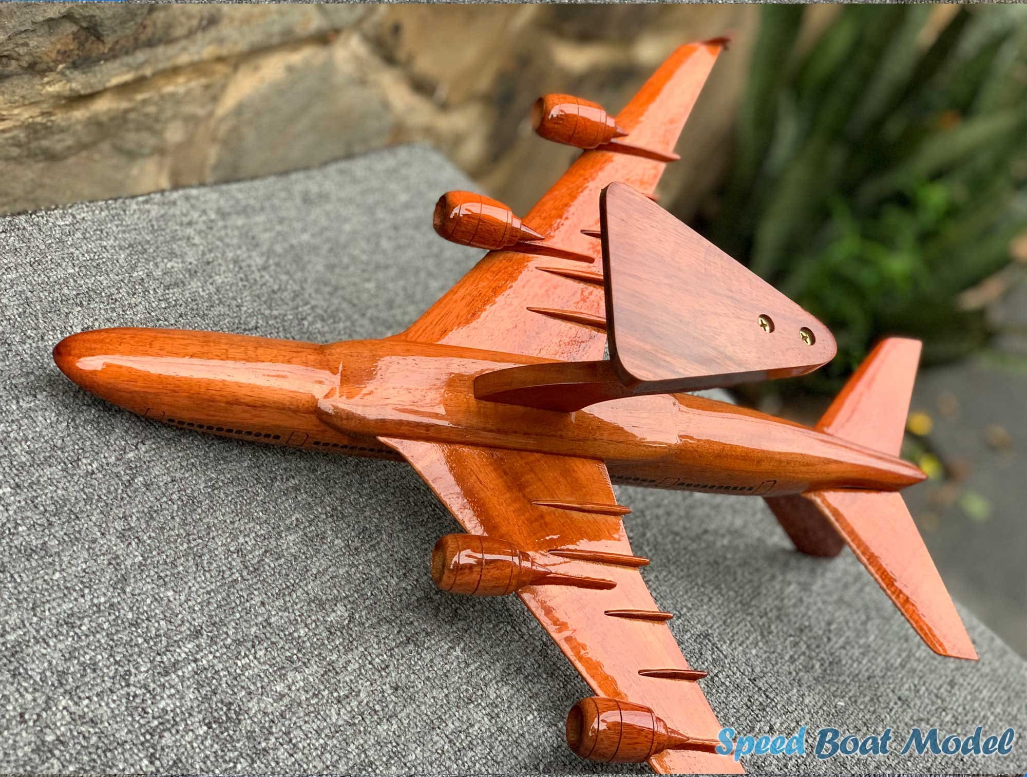 美術品・アンティーク・コレクション 木製 飛行機 模型 航空機