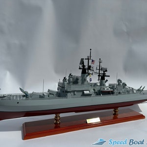 USS Worden Battleship Model 31.9″ - USS Worden Warship Model 31.9″ - Holiday Decoration & Gift
