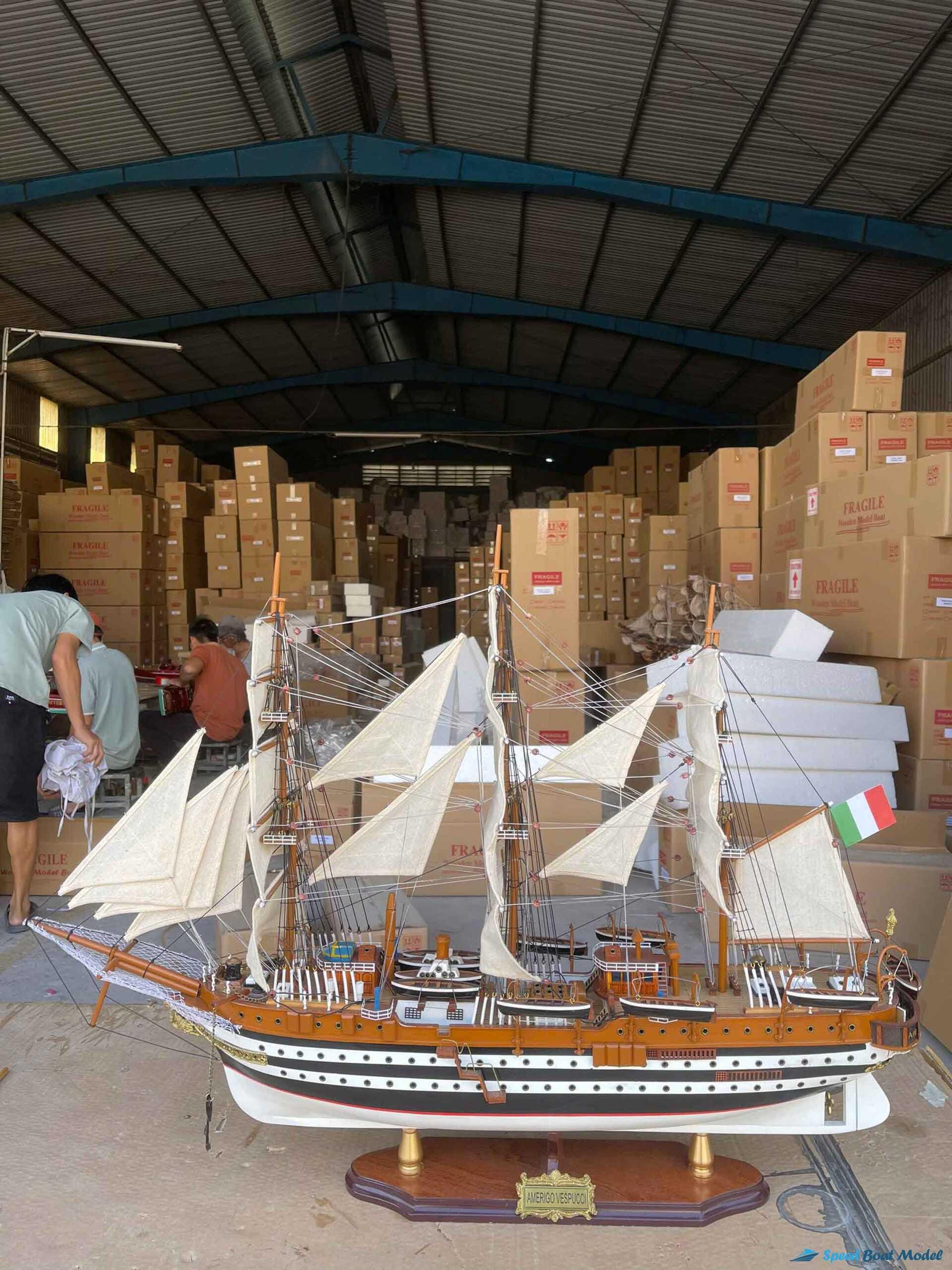 Model ship amerigo vespucci Handcrafted Amerigo Vespucci Ship Model