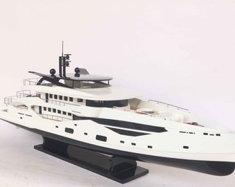Sunseeker 161 Modern Yacht Model 39.3″ - Boat Model Gift - Sailboat Models For Decoration - Model Yachts