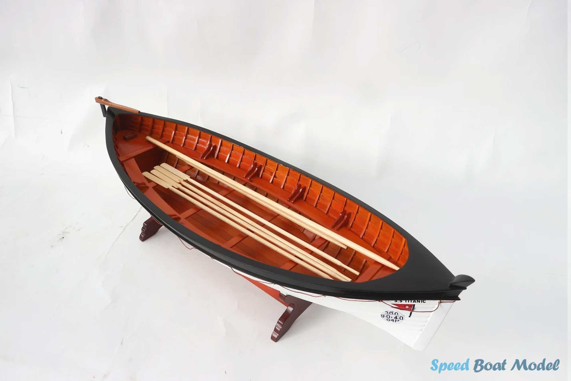 タイタニック号救命ボート模型：24インチ木製ボート工芸品 - Etsy 日本