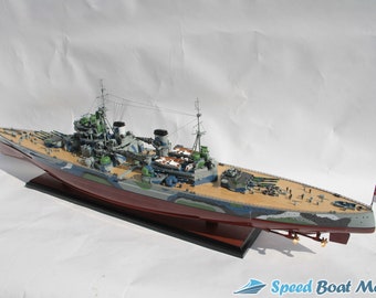 HMS Prince of Wales Warship Model 40.15" – Battleship Home Decor