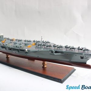 USS Ronald Reagan Aircraft Carrier Model: 36.2&quot; Warship Handicraft