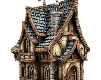 Misty Hollow Cottage: 28mm-32mm Scale Wargaming Terrain