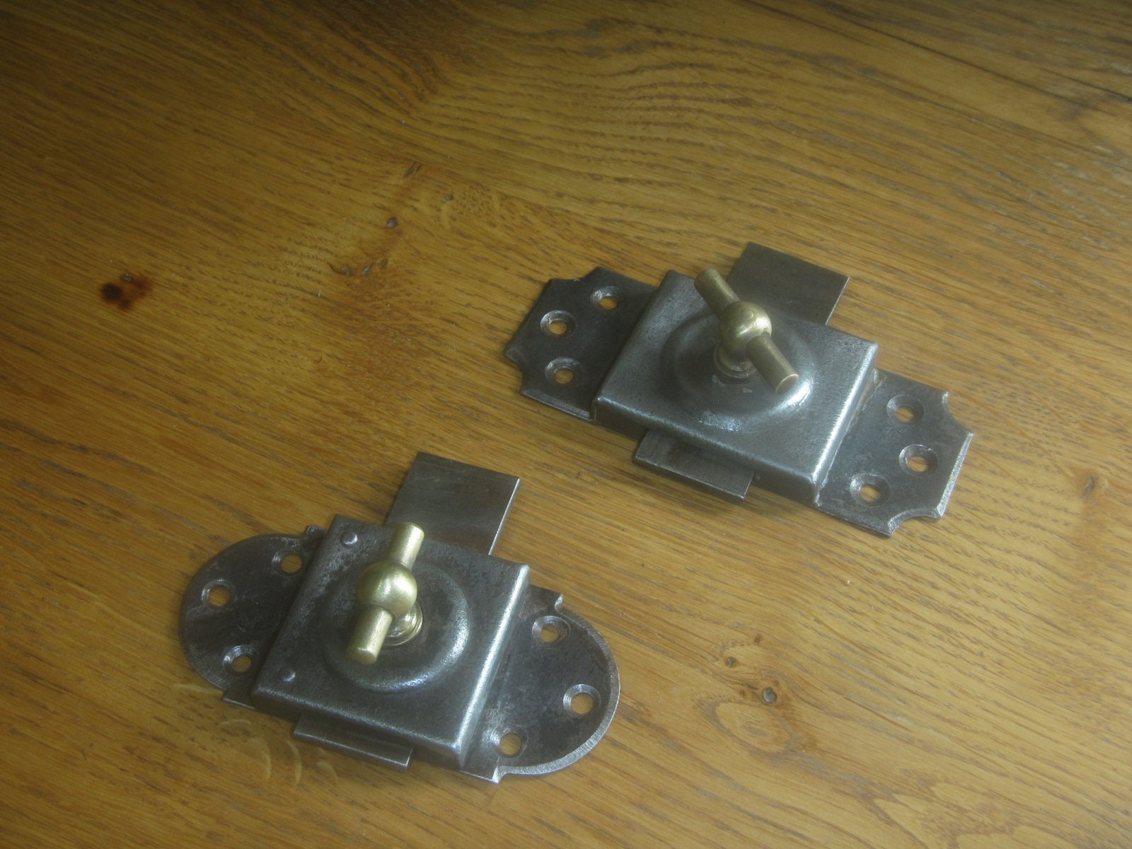 Paire de Verrou Ancien Xix Ème