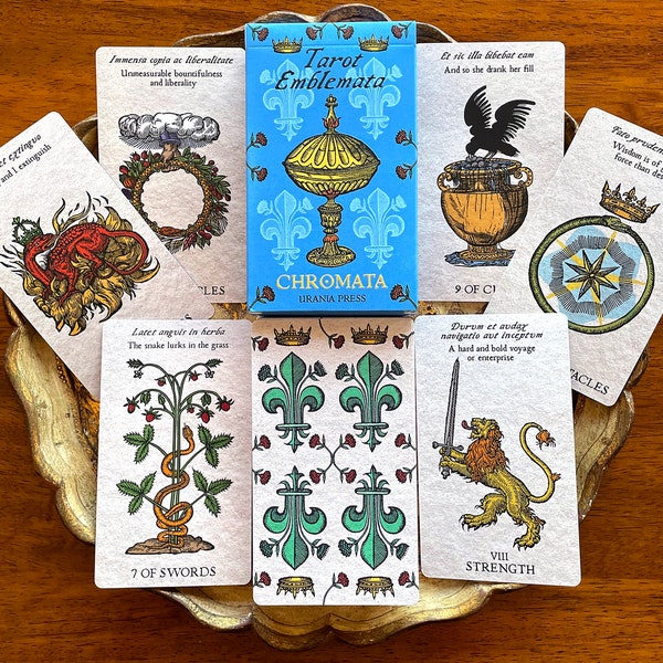 Tarot Emblemata Chromata - 88 cards - 78 Tarot + 10 Oracles