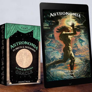 Astronomia Oracle Planetary Magic Deck et eBook PDF Companion Guidebook