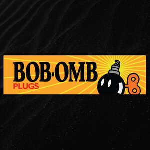 Tattooed Bob-Omb Bumper Sticker - 5 Inch Vinyl Decal For Windows, Cars & Outdoor Use