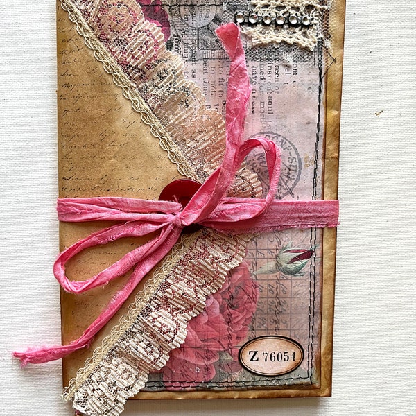 Envelope Junk Journal - Dusty Rose