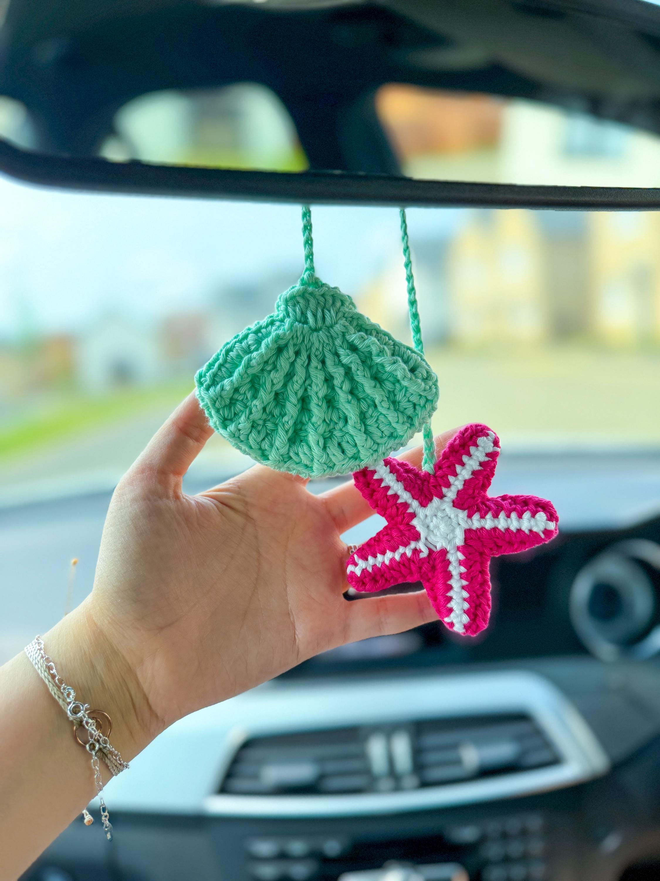 Ciondolo Per Specchietto Retrovisore A Forma Di Conchiglie Marine, Fatto A Mano, Stile Boho-chic Con Catena Placcata Oro - Accessorio Auto A Tema Spiaggia - 5