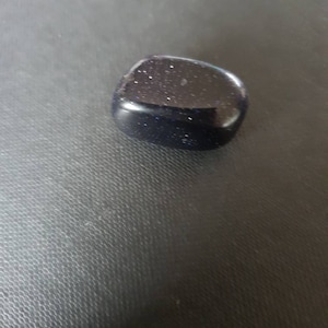 Pierre de guérison bleue Goldstone Worry Crystal.