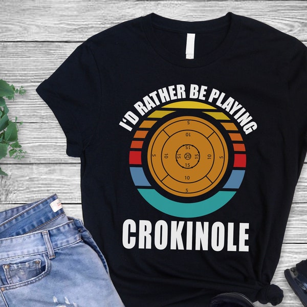Crokinole Shirt Funny Crokinole T Shirt Crokinole Board Game Tshirt Flicking Game Tee Shirts T-Shirt Gift For Dad Brother Father Mother Mom