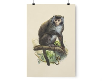 Monkey Nursery Print