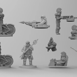 Wastelands Town Guard - Gaslands / 20mm scale 3D printed resin miniatures