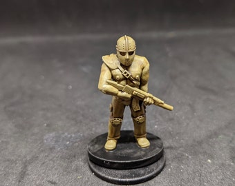 Post Apocalypse Gang Leader - 28mm scale 3D printed resin miniature