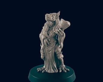 Dragonborn Female Noble (Fantasy Miniature)