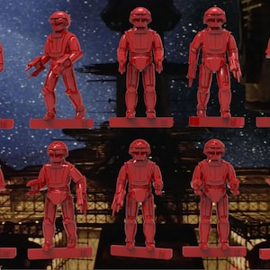 Sentry Robots - 28mm scale 3D printed resin miniatures