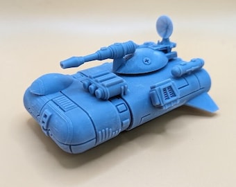 Deoderant Bottle Hover Tank -  28mm scale 3D printed resin model kit