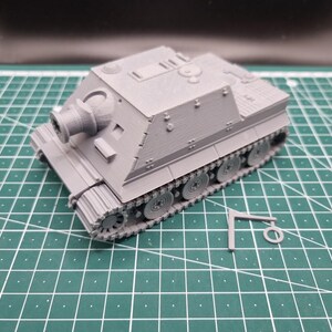 WW2 German Sturmtiger (Historical Wargaming)  -  3D printed pre-assembled plastic model (28mm / 1:52 scale)