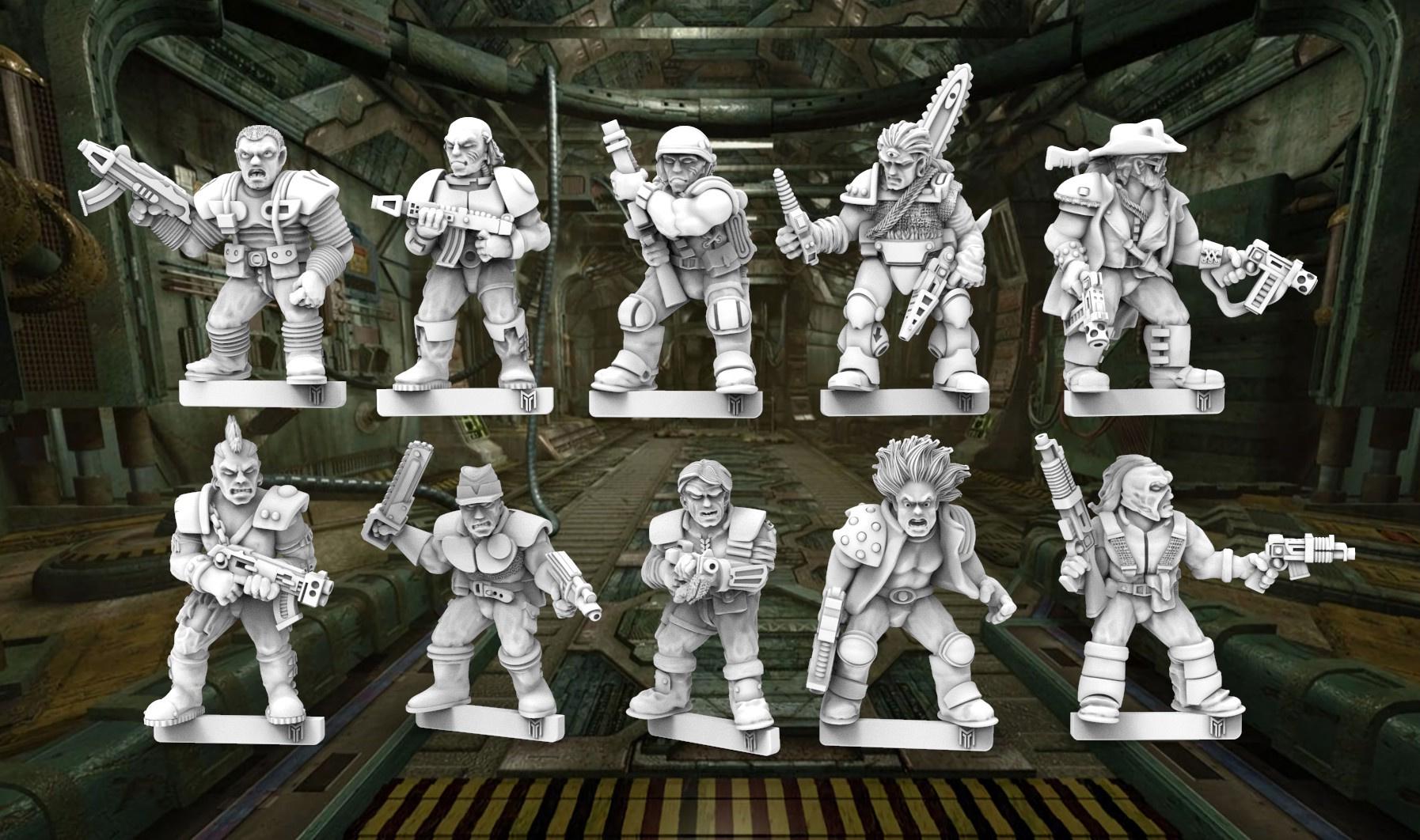 Grim dark miniatures - Etsy België, image size:1794x1062