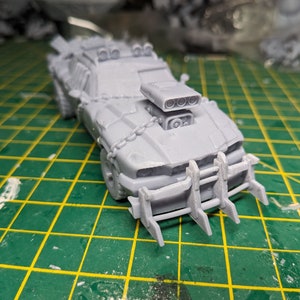 Road Warrior Car (28mm to 32mm scale) - Beyond the Badlands - resin 3D printed model kit