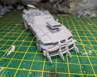 Road Warrior Car (28mm to 32mm scale) - Beyond the Badlands - resin 3D printed model kit