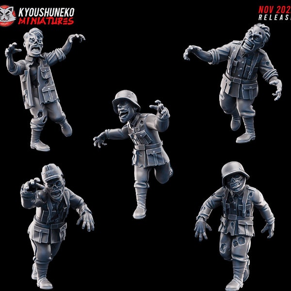 Miniature Heinrich Gruber + Cartes Weird WW2 Reichbusters - Occasion, Voir Photo