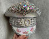 HANDMADE CROWN 18th 21st 30th 40th Birthday Bride Hat | Hen  display picture 2