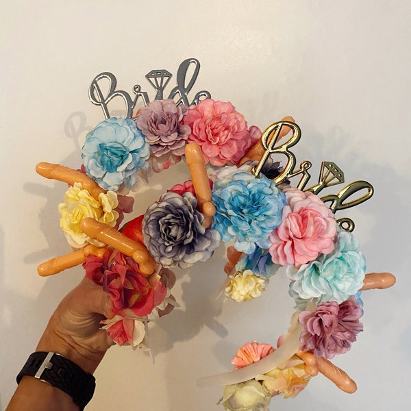 Flower Crown Veil Etsy UK