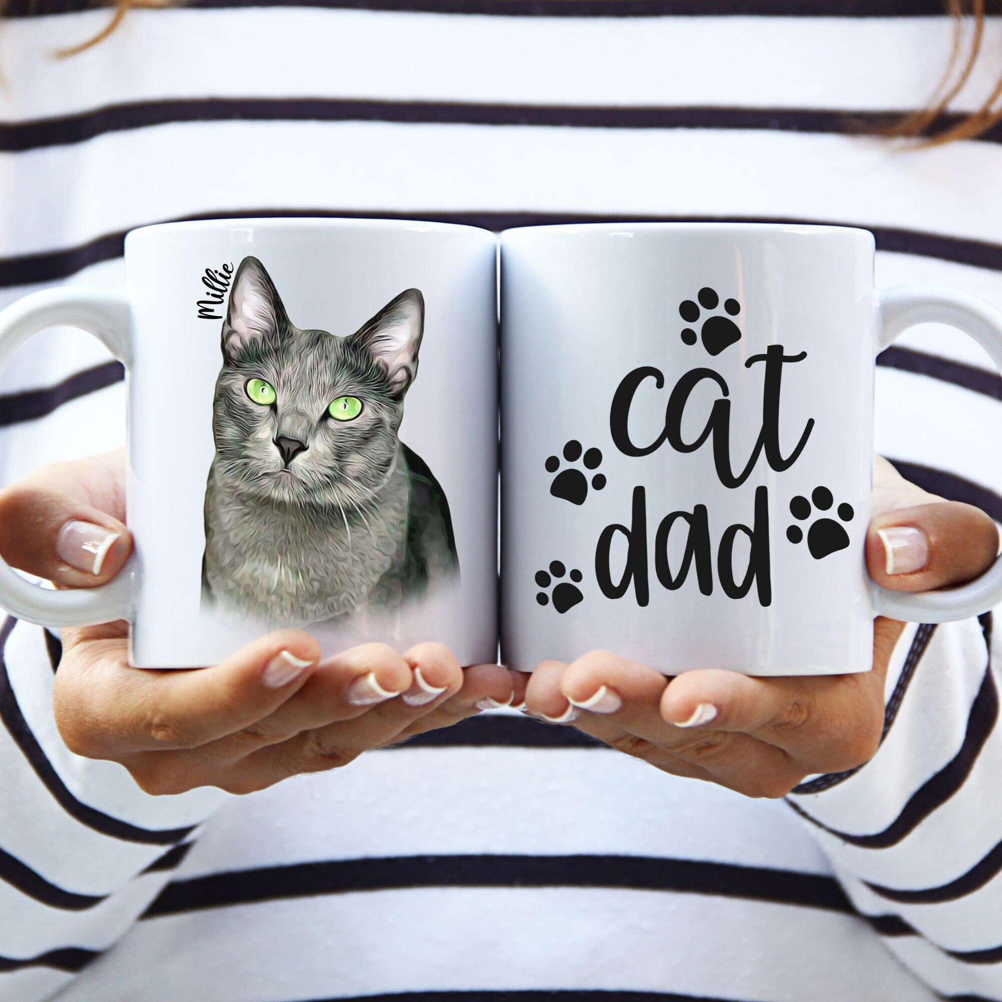 Cat mom and dad cheap mugs