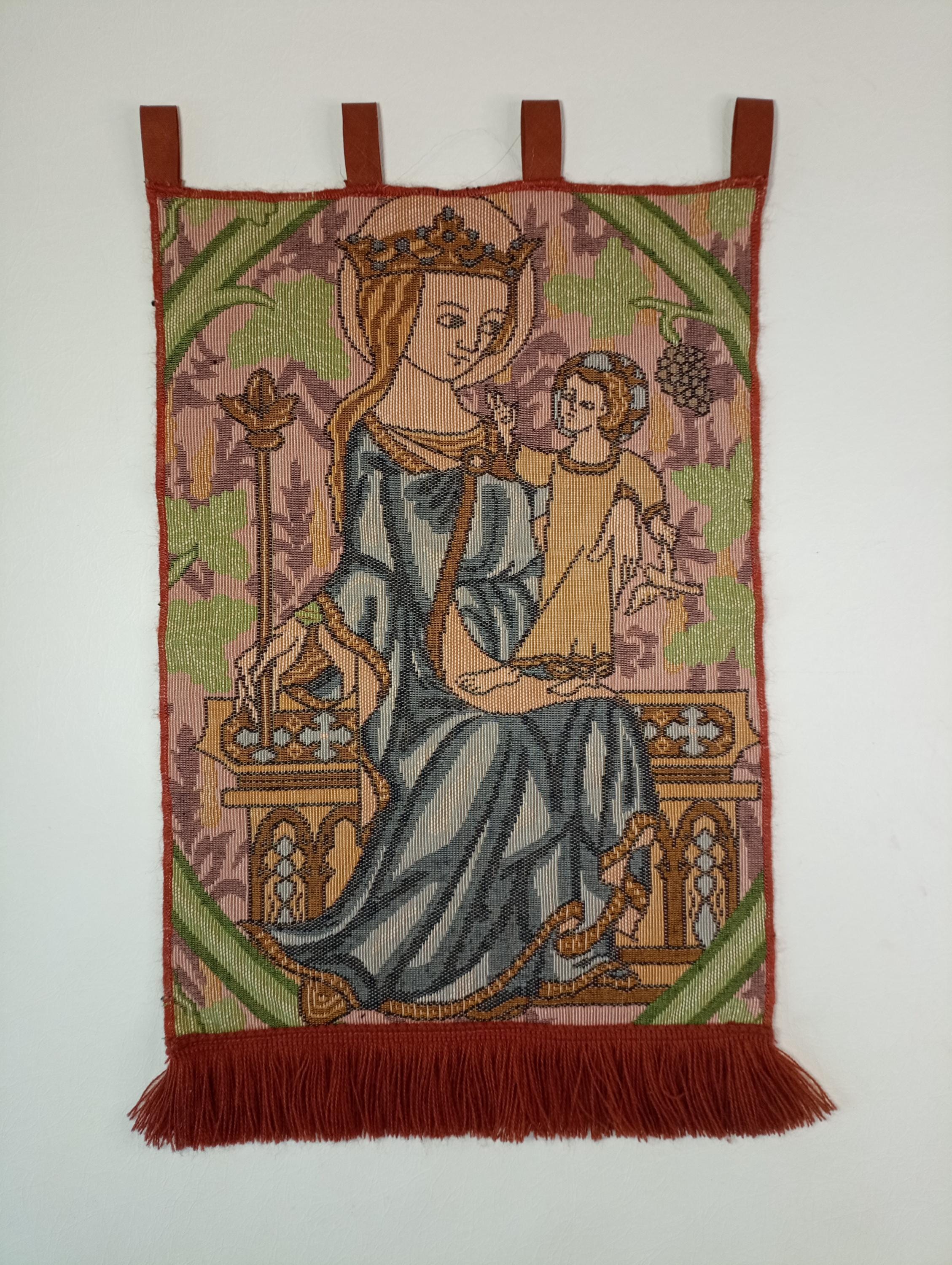 【専用】vintage the Virgin Mary tapestry Virgin of Guadalupe Tapestry Wall Hanging - Virgin Mary Wall