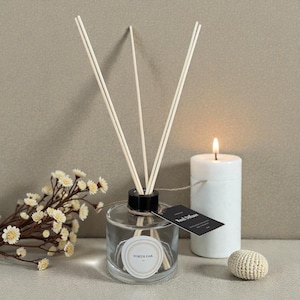 Luxury Reed Oil Diffuser 125ml, Bathroom and Living Area Decor, Eco-Friendly Home Fragrance, Custom Gift, Housewarming Gift