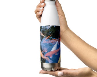 Liquid Tranquility Water Bottle - Japanese Koi Pond