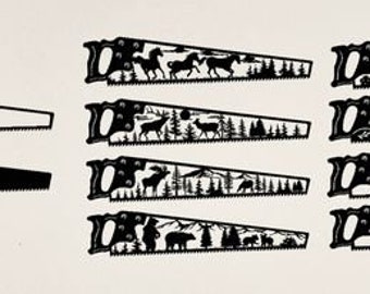 Hand Sawblades for plasma DXF SVG