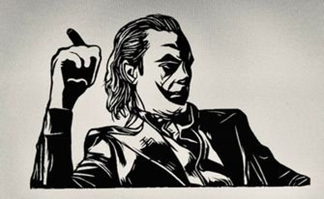 Joker Cut Ready DXF SVG Etsy Australia