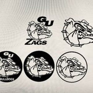 Gonzaga Bulldogs GU - Branded Faux Barrel Wall Sign
